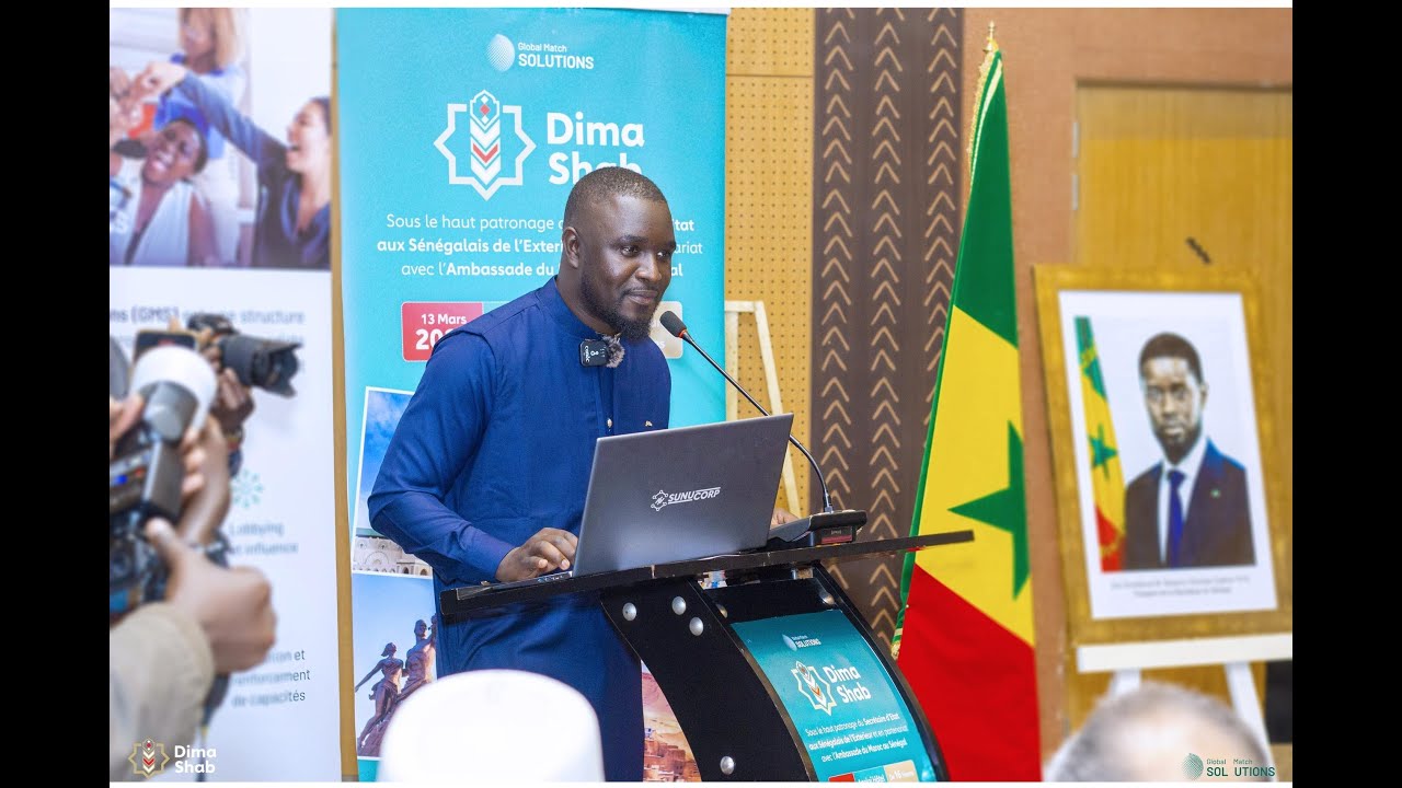 ENGAGE DANS LE RENFORCEMENT DE LA COOPERATION ENTRE LE SENEGAL ET LE MAROC Dr Mouhamed Lome a lancé Dima Shab pour favoriser les échanges économiques, académiques et culturels
