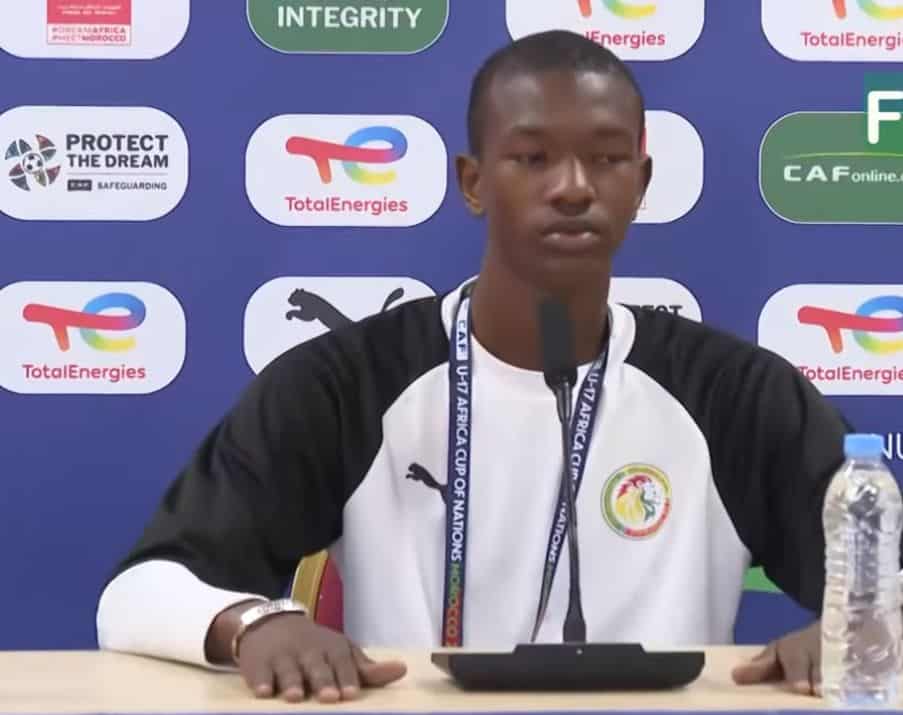 CAN U17 : IBRAHIMA AIDARA DÉFENSEUR SENEGALAIS A PROPOS DU MATCH DE QUART DE FINALE FACE A LA COTE D'IVOIRE « On est conscient de ce qui nous attend et on est prêt »
