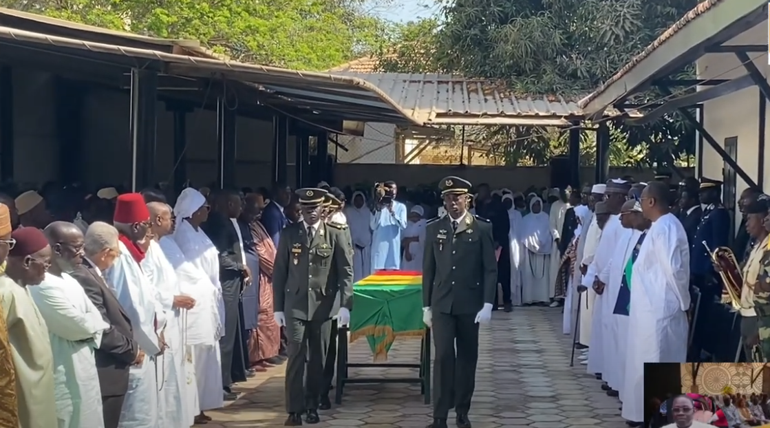 LEVEE DU CORPS DE MAMADOU BADIO CAMARA : Des témoignages émouvants, des larmes pour un ultime adieu à un serviteur de l’Etat
