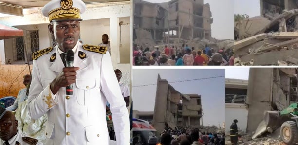 Effondrement d'un immeuble à Touba : le bilan officiel est de 11 morts, 7 blessés dont 6 dans un état grave