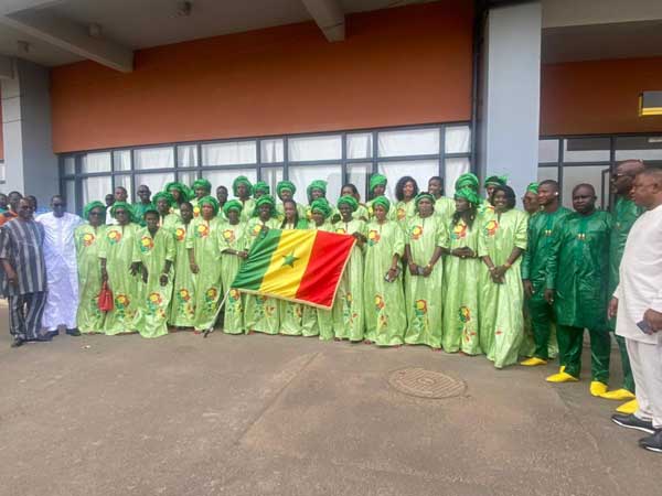 CAN FEMININE 2025 : Les Lionnes du Sénégal reçoivent le drapeau national avec de grandes ambitions