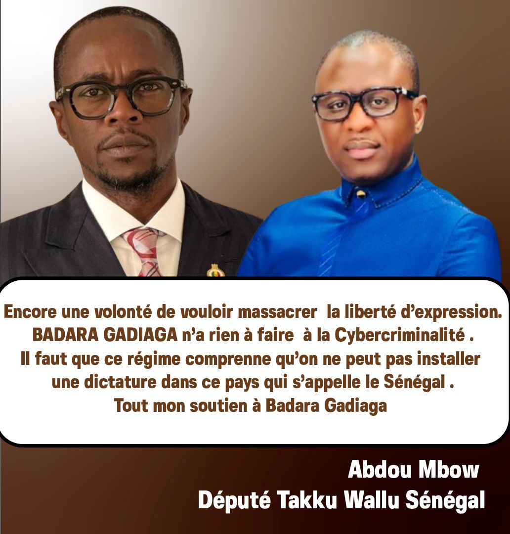 Convocation de Badara Gadiaga : « C’est une volonté de vouloir massacrer la liberté d’expression » (Abdou Mbow)