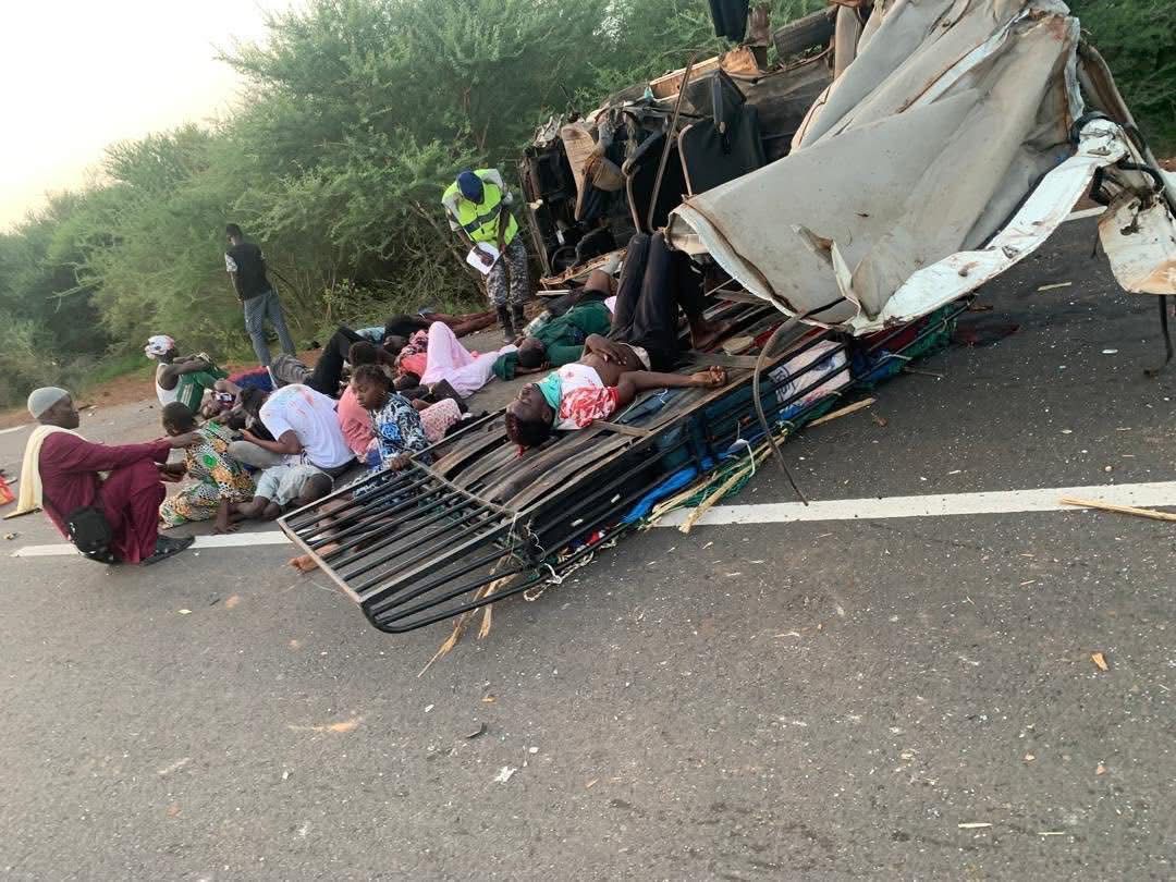 20 victimes dans un accident de la circulation, 5 morts. 8 admis aux urgences