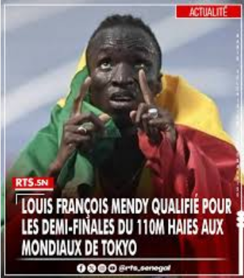 Mondiaux de Tokyo : Louis François Mendy qualifié pour les demi-finales du 110m haies
