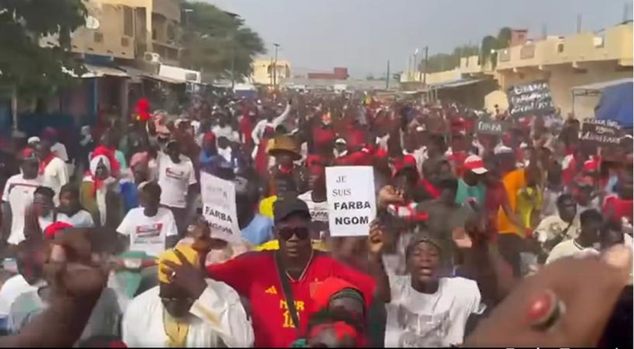 MARCHE POUR  LA LIBERATION DU MAIRE DES AGNAM : Les souteneurs de Farba Ngom relèvent le défi de la mobilisation et promettent de passer à la vitesse supérieure si rien n’est fait