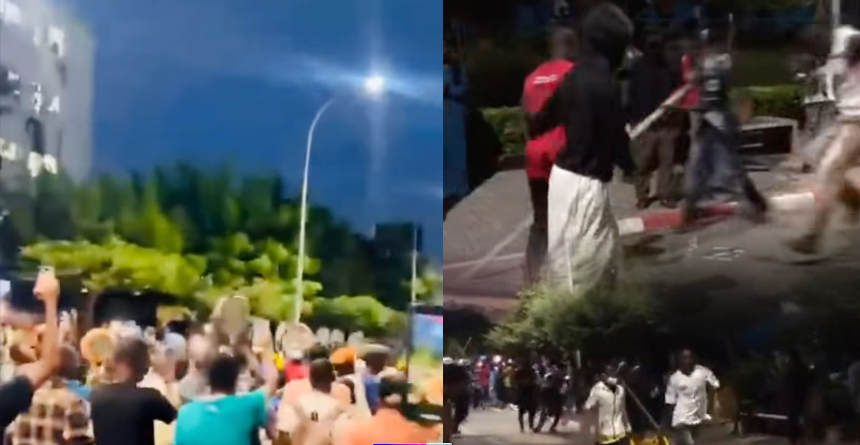 Concert de casseroles à l'UCAD