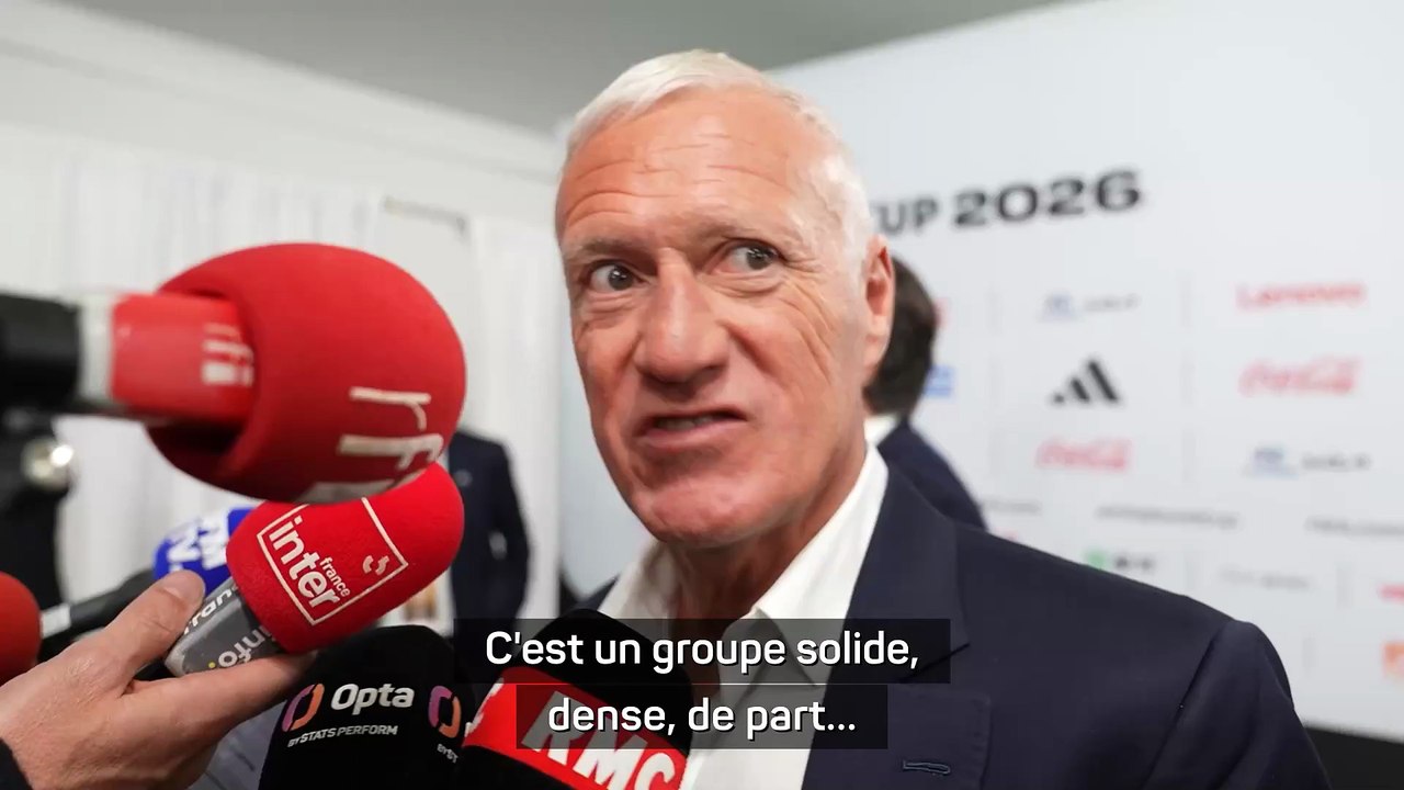 DIDIER DESCHAMPS : « Ce n’est pas un groupe de la mort, mais un groupe dense et difficile »