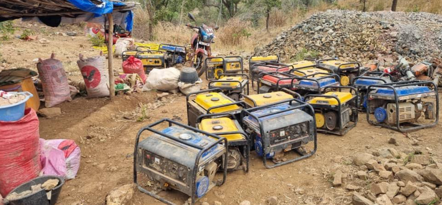 Démantèlement d’un site d’orpaillage clandestin vers Sabodala