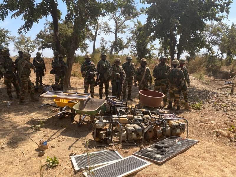 Site d'orpaillage clandestin à Kédougou : l'armée fait encore fort