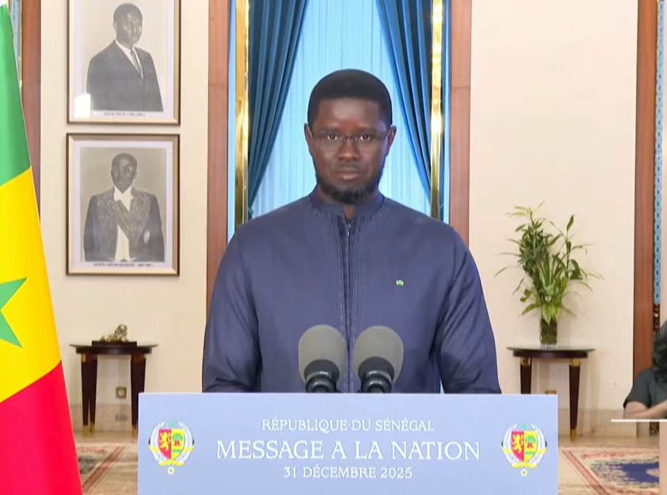 ADRESSE DE FIN D'ANNÉE DU CHEF DE L’ETAT : Diomaye Faye salue la Nation, défend son cap et promet un Sénégal plus social en 2026
