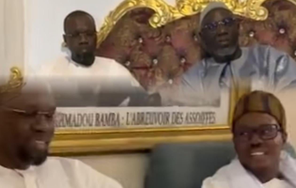 Ousmane Sonko à Touba hier