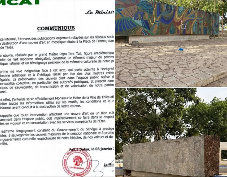 La mairie réagit : «La fresque fait l’objet d’une opération de réhabilitation soigneusement encadrée»