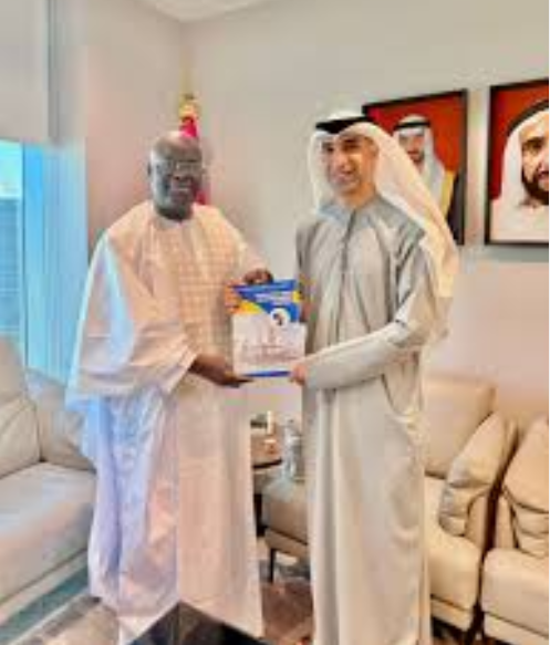 APRÈS UN FORUM RÉUSSI À TOUS ÉGARDS : Amadou Diagne reçu par le ministre du Commerce des Émirats Arabes Unis