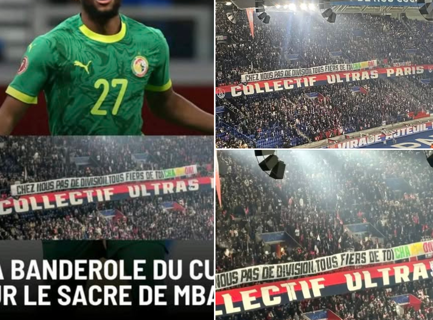 MESSAGE SANS AMBIGUÏTES DU COLLECTIF ULTRAS PARIS POUR SON CHAMPION IBRAHIM MBAYE : « Chez nous pas de division, tous fiers de toi champion ! »