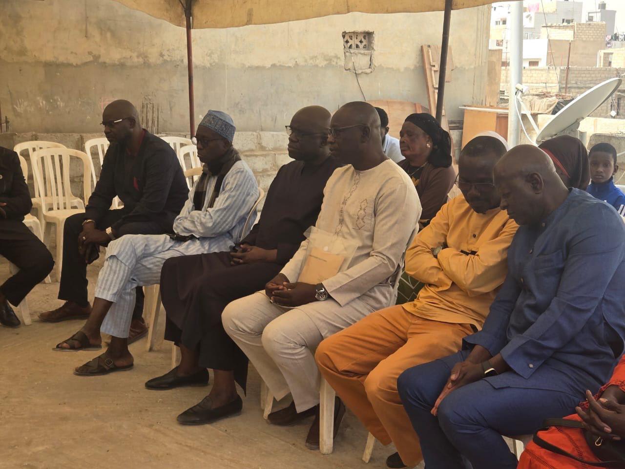 Le Recteur de l'Université Cheikh Anta Diop également est allé présenter ses condoléances