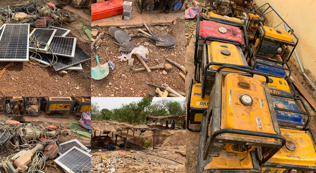 Exploitation illégale de l'or à Kédougou : 11 équipements saisis