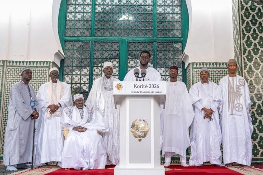 KORITÉ 2026 A LA GRANDE MOSQUÉE DE DAKAR : Diomaye rend hommage aux soldats tombés en Casamance et appelle à une mobilisation collective autour des valeurs qui fondent la République