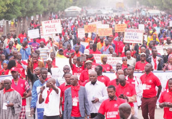 Marche nationale du Front syndical aujourd'hui