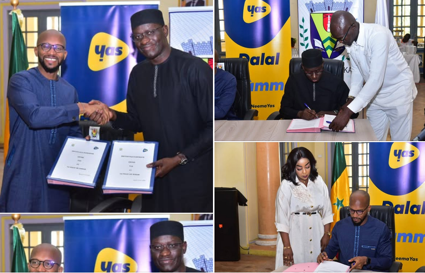 Digitalisation des procédures : la Ville de Dakar  et Yas signent un protocole d’entente