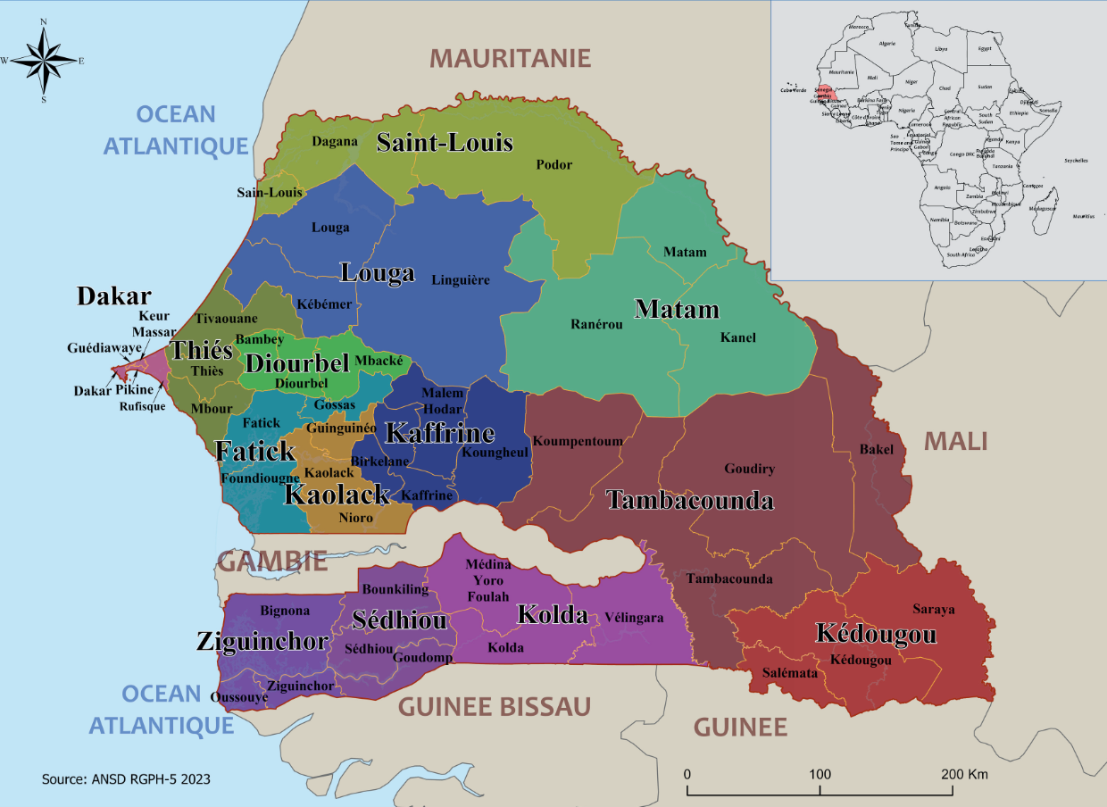 ANNUAIRE POPULATION DU SENEGAL 2025 : La population passe à 19.075.959 habitants, avec plus d’hommes que de femmes