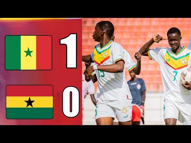 Can U17 Maroc 2026 : Le Sénégal renverse le Ghana à 10 contre 11 (1-0) et se relance totalement
