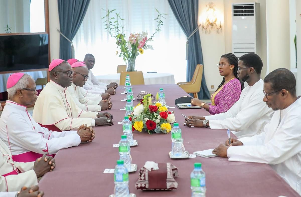 Audience au Palais : le Président Faye reçoit la Conférence épiscopale du Sénégal