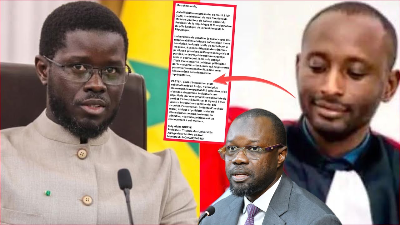 SIDY ALPHA NDIAYE CLAQUE LA PORTE DE LA PRÉSIDENCE : Une démission qui sonne comme un désaveu politique