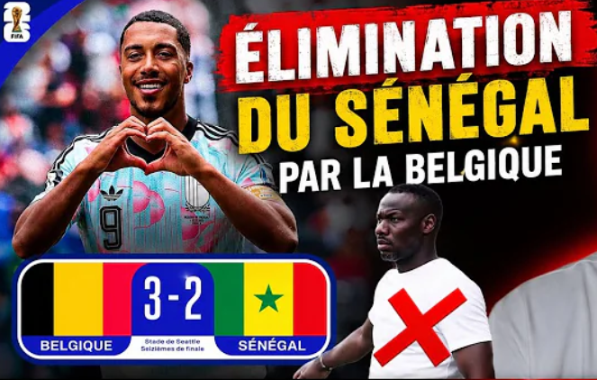 COUPE DU MONDE FIFA 2026 – 16ES DE FINALE, UNE DESILLUSION TOTALE A SEATTLE : Le Sénégal s’écroule face à la Belgique (2-3 a.p.) après avoir mené 2-0