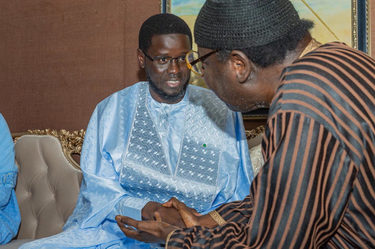 Tivaouane : Diomaye chez Serigne Moustapha Sy