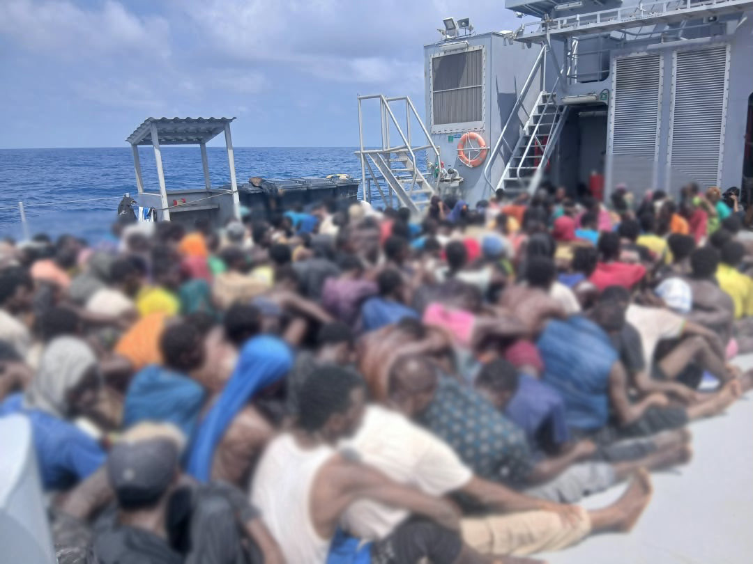 Émigration irrégulière : 456 personnes secourues par la Marine