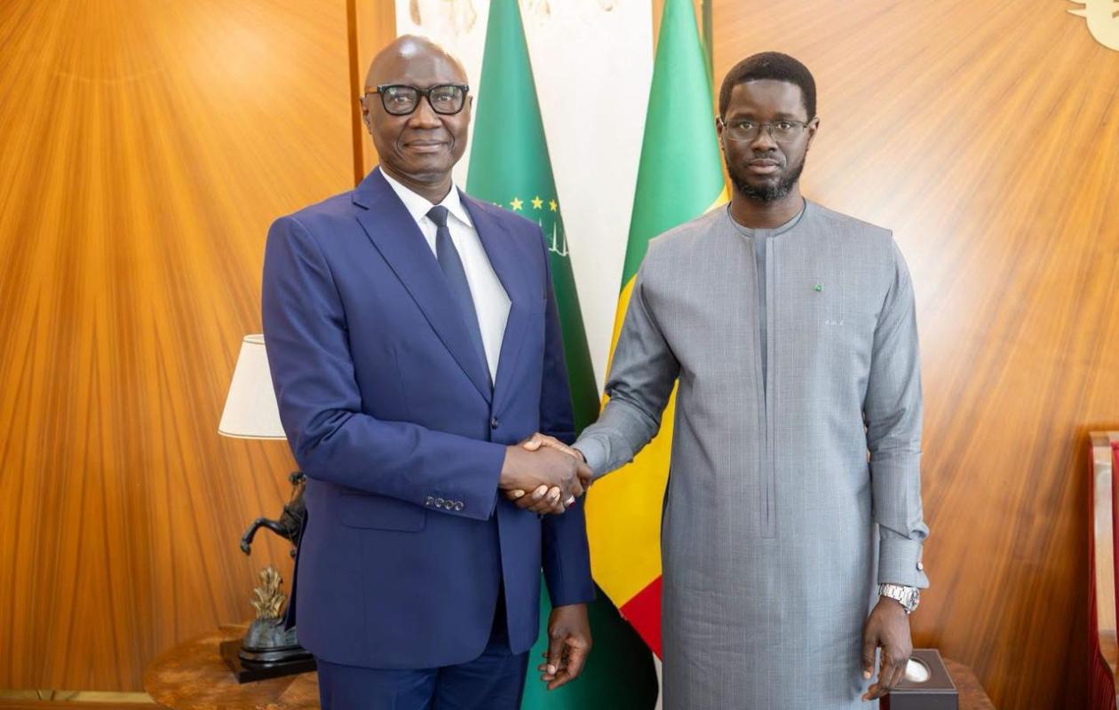 Général Birame Diop reçu par Diomaye