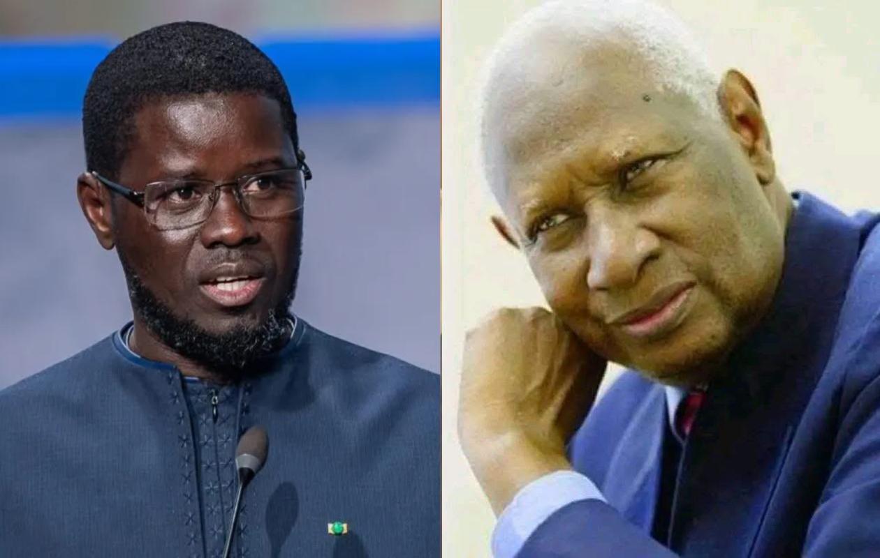 Diomaye rend hommage à Diouf