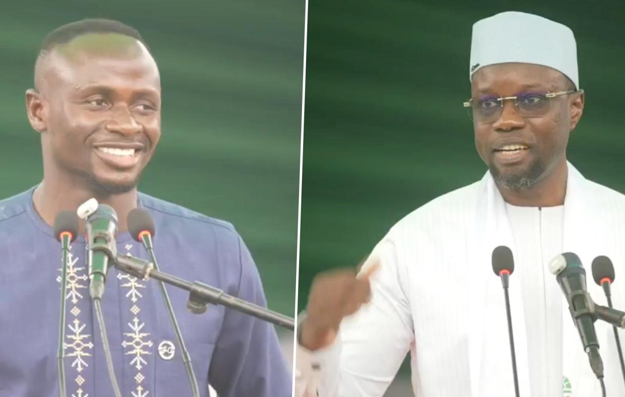 Sonko taquine politiquement Sadio Mané : « le football, c’est toi. La politique, c’est moi ! Même ici, chez toi, je te battrai »