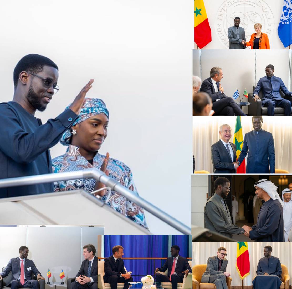 ASSEMBLÉE GÉNÉRALE DES NATIONS-UNIES : Diomaye Faye multiplie les rencontres pour porter la candidature de Macky Sall