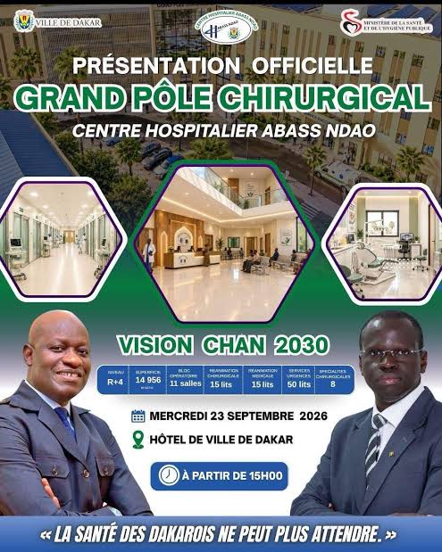 Abass Fall annonce la pose de la première pierre samedi prochain d’un hôpital moderne de niveau 3 aux Parcelles