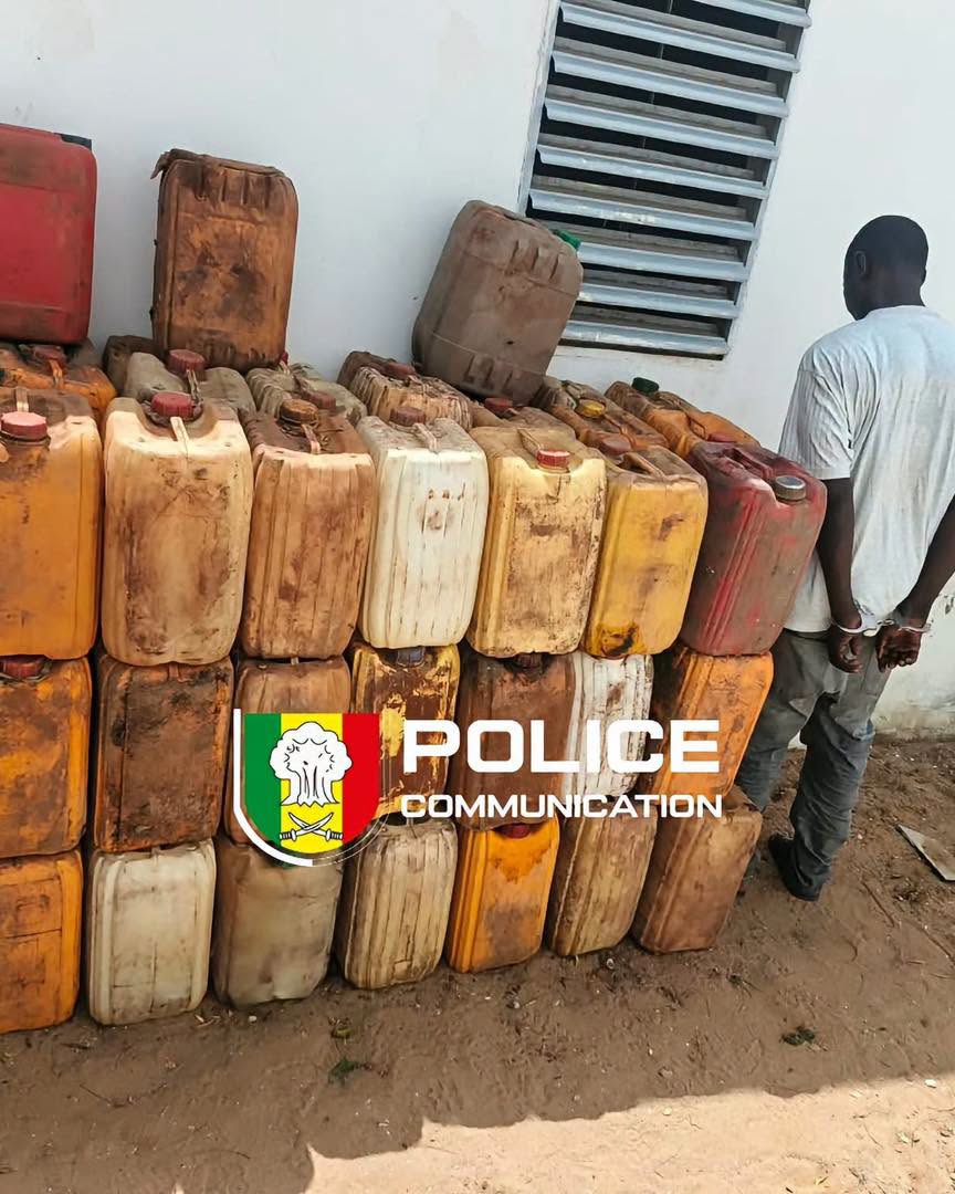 FATICK : Un chauffeur de taxi clandestin arrêté pour trafic illicite de gasoil