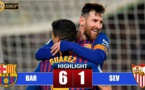 1/4 DE FINALE RETOUR COUPE DU ROI : Barça vs Seville 6 - 1. Encore une "remontada"  du Barça