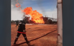 Incendie puits de Gaz : Un gendarme perd la vie!