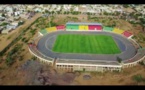 6E JOURNEE QUALIFICATION COUPE D’AFRIQUE : SENEGAL V ESWATINI DU 30 MARS Le Stade Lat Dior de Thiès et sa pelouse au repos