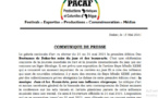 PACAF COMMUNIQUE DE PRESSE