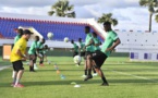 TOGO-SENEGAL DE CE VENDREDI  Cinq Lions présents à l’entrainement dans la salle de sport de leur hôtel, hier