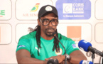 Aliou Cissé face à la presse ce vendredi