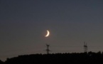 La lune visible que vendredi