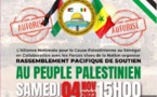 Suivez la rassemblement de soutien au peuple palestinien...
