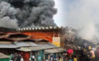 INCENDIE RAVAGEUR AU MARCHÉ SAINT-MAUR DE BOUCOTTE A ZIGUINCHOR : Les pertes sont importantes et c’est le second incendie survenu le 5 décembre