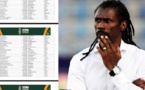 PRÉ-LISTE DU SÉNÉGAL POUR LA CAN 2023 :  55 JOUEURS PRÉSÉLECTIONNES Aliou Cissé dans la continuité avec des Champions d’Afrique et des Lionceaux