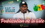 CAN 2023 : publication de la liste de 27 joueurs convoqués par Aliou CISSE