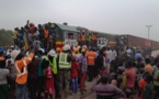 La Réhabilitation de la voie ferrée de Dakar à Tamba : le 1er train de marchandises arrive avec ses 14 wagons 