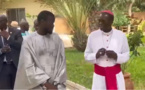 VISITE DU PRÉSIDENT DIOMAYE FAYE CHEZ MONSEIGNEUR BENJAMIN NDIAYE : L’Archevêque a béni Diomaye qui assure de sa disponibilité et sollicite des prières