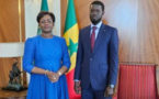 Oulimata Sarr reçue par le président BDF